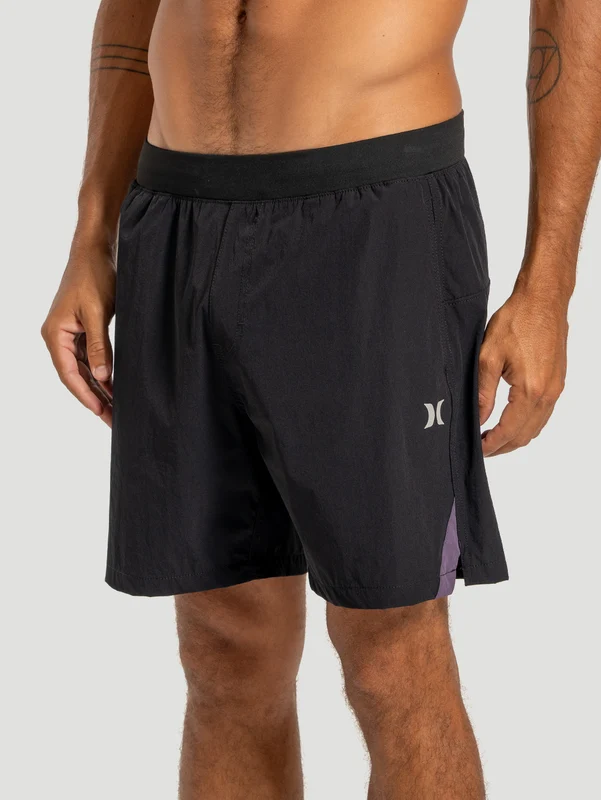 Shorts Volley Speed Hurley 17,5" Preto M / Preto