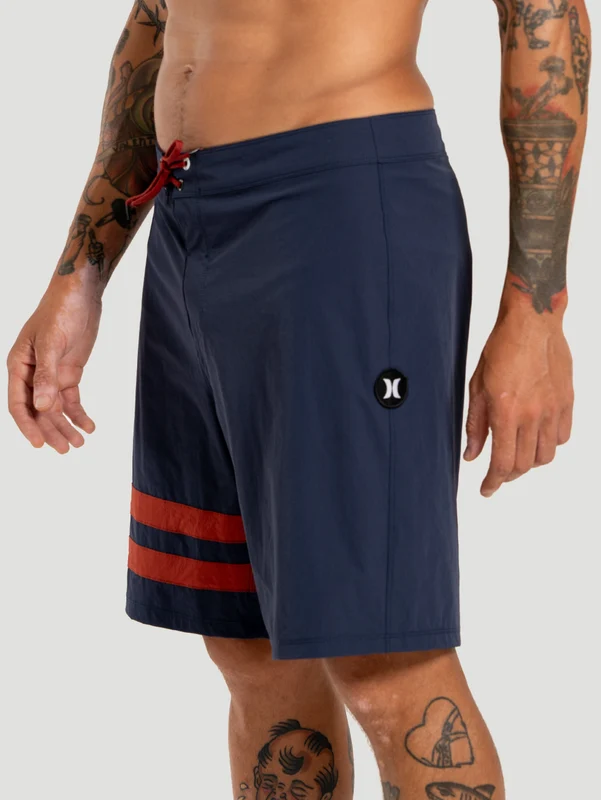 Boardshorts Local Block Party Hurley 19,5" Azul Marinho 40 / AZUL MARINHO