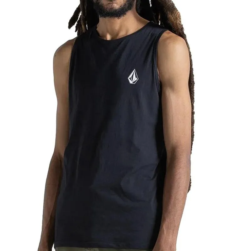 Regata Volcom Iconic SM27 Masculina Preto G / preto