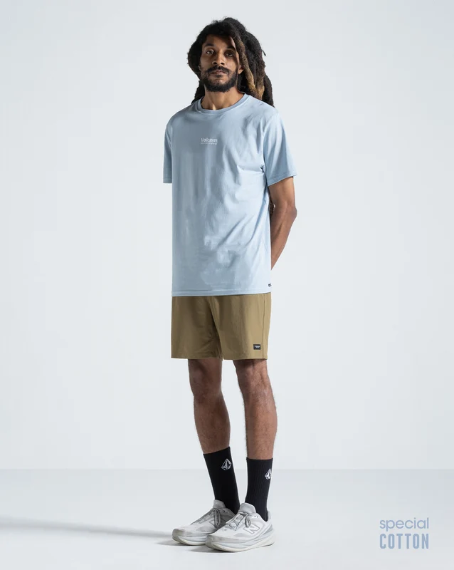Camiseta Especial Volcom Smothie Azul Claro M / AZUL CLARO