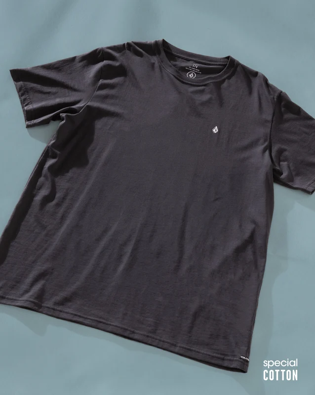 Camiseta Especial Volcom Corp Stone Preta GG / PRETO