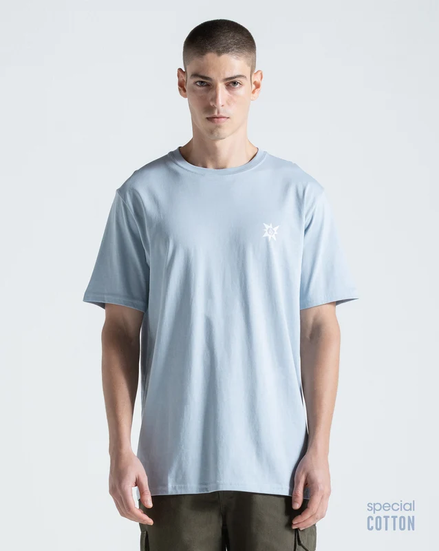 Camiseta Especial Volcom Slant Stone Azul Claro GG / AZUL CLARO