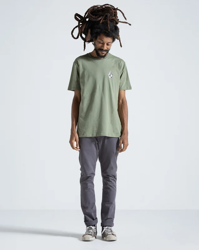Camiseta Regular Volcom Iconic Verde Claro P / VERDE CLARO