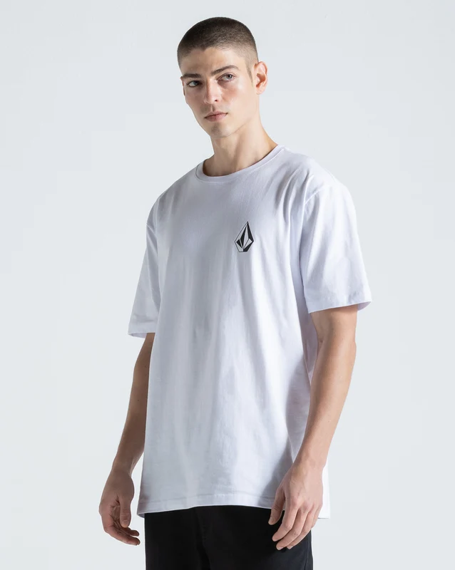 Camiseta Regular Volcom Iconic Branca M / BRANCO