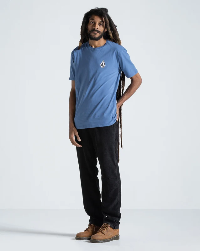 Camiseta Regular Volcom Iconic Azul Escuro M / AZUL ESCURO