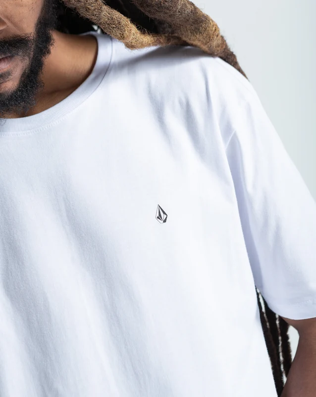 Camiseta Regular Volcom Stone Blanks Branca M / BRANCO