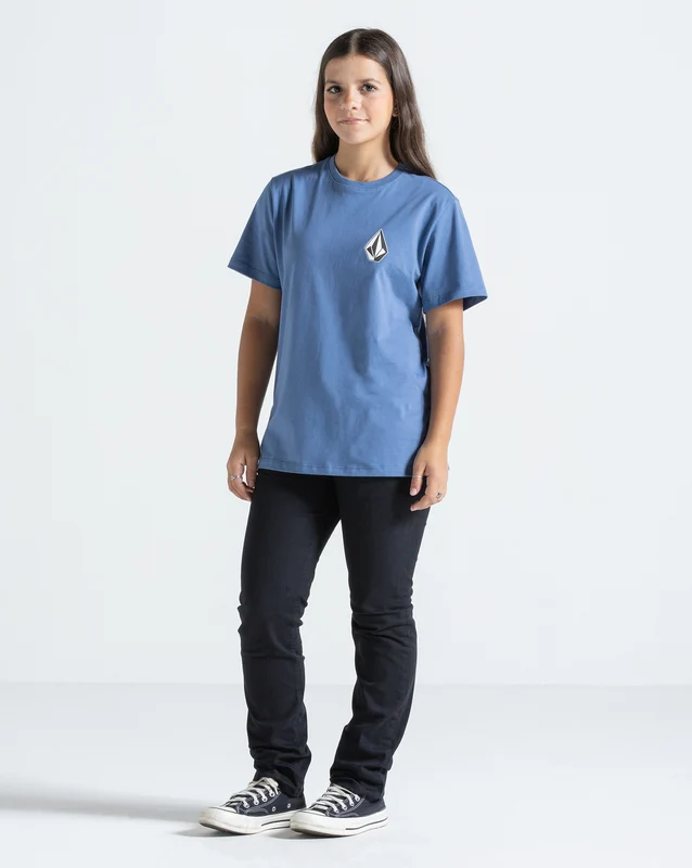 Camiseta Regular Volcom Iconic Azul Escuro 10 / AZUL ESCURO