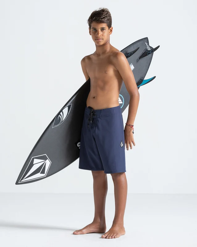 Boardshort Volcom Lido Solid Azul 10 / AZUL