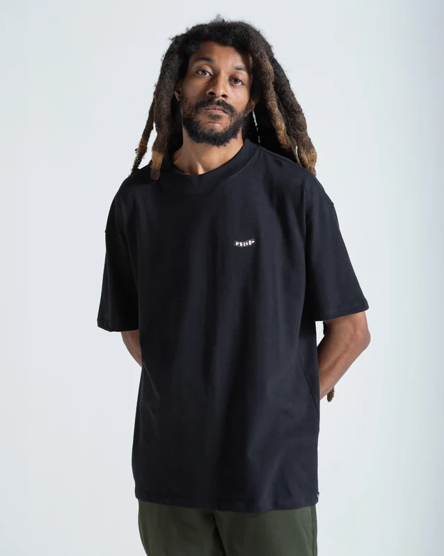 Camiseta Comfort Fit Volcom Pistol Stone Preta GG / PRETO