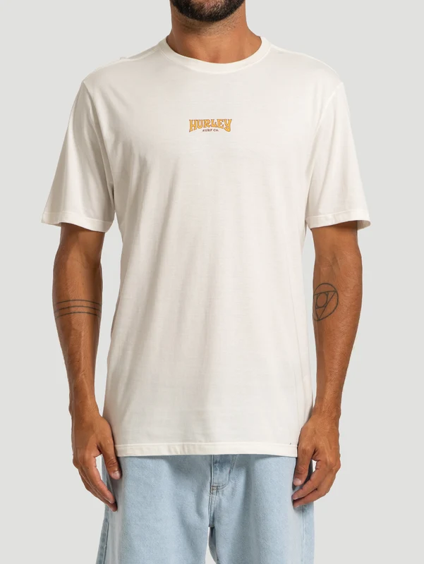 Camiseta Manga Curta Hurley Bells Off White GG / Off White
