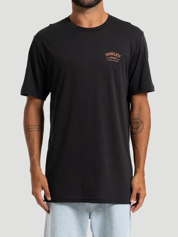 Camiseta Cotton No Rules Hurley Preta G / PRETO