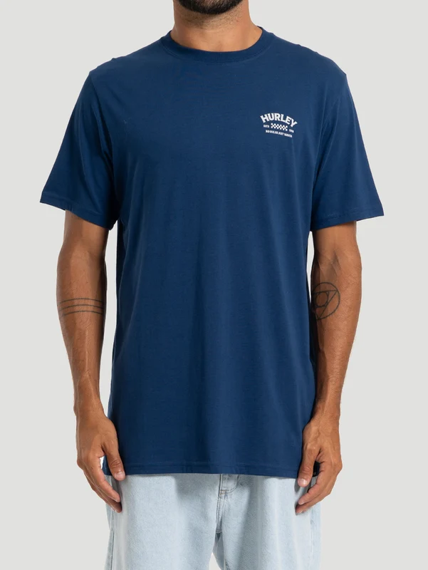 Camiseta Cotton No Rules Hurley Azul Marinho G / AZUL MARINHO