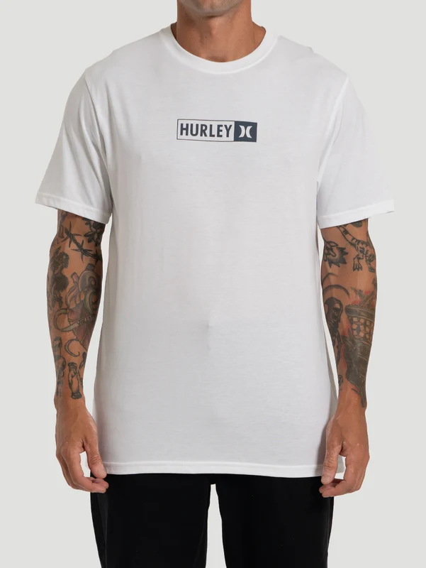 Camiseta Cotton Trademark Hurley Branca M / BRANCO