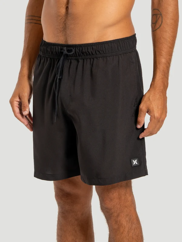 Shorts Hurley Volley Start 17,5" Preto G / Preto