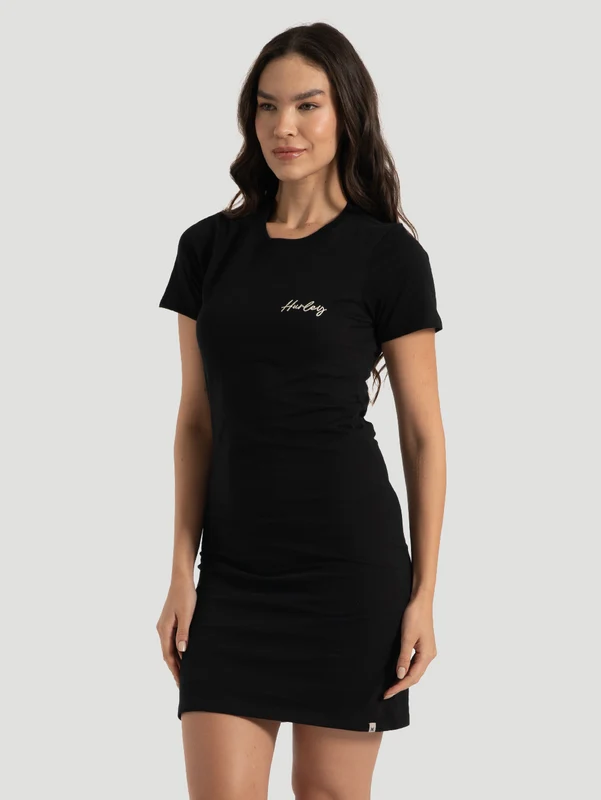 Vestido Preto Hurley Mini GG / Preto