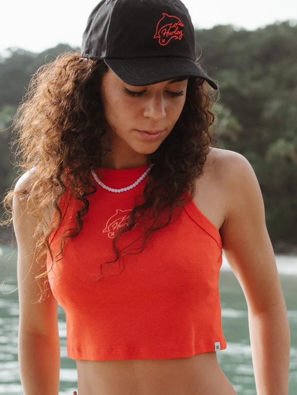 Boné Feminino Hurley Dolphins Aba Curva Preto UN / Preto
