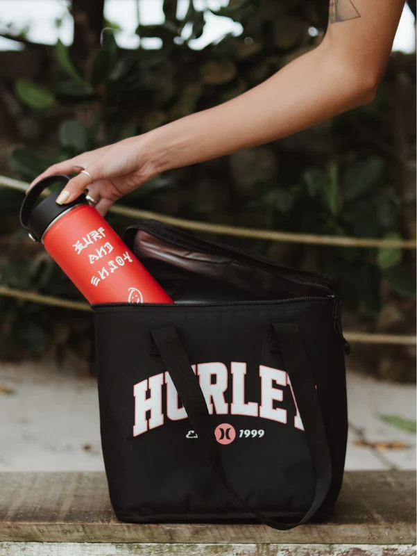 Bolsa Térmica Feminina Hurley College Preta UN / Preto