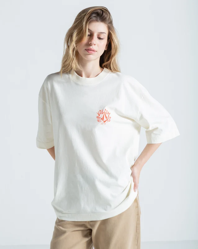 Camiseta Especial Volcom Tiger Off White GG / OFF WHITE
