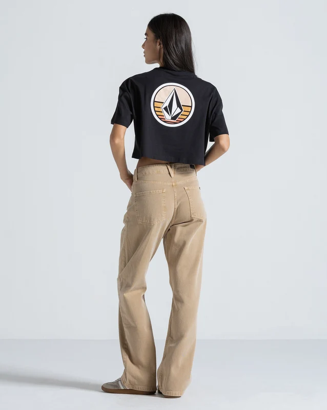 Camiseta Regular Volcom Stone Line Preta GG / PRETO