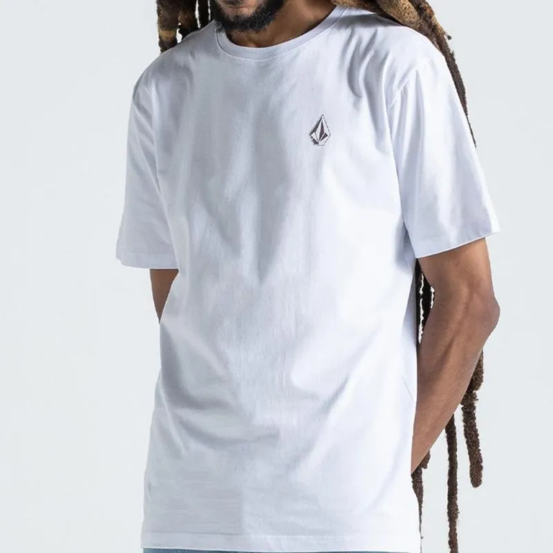 Camiseta Volcom Skidder Oversize SM27 Masculina Branco 1G / branco