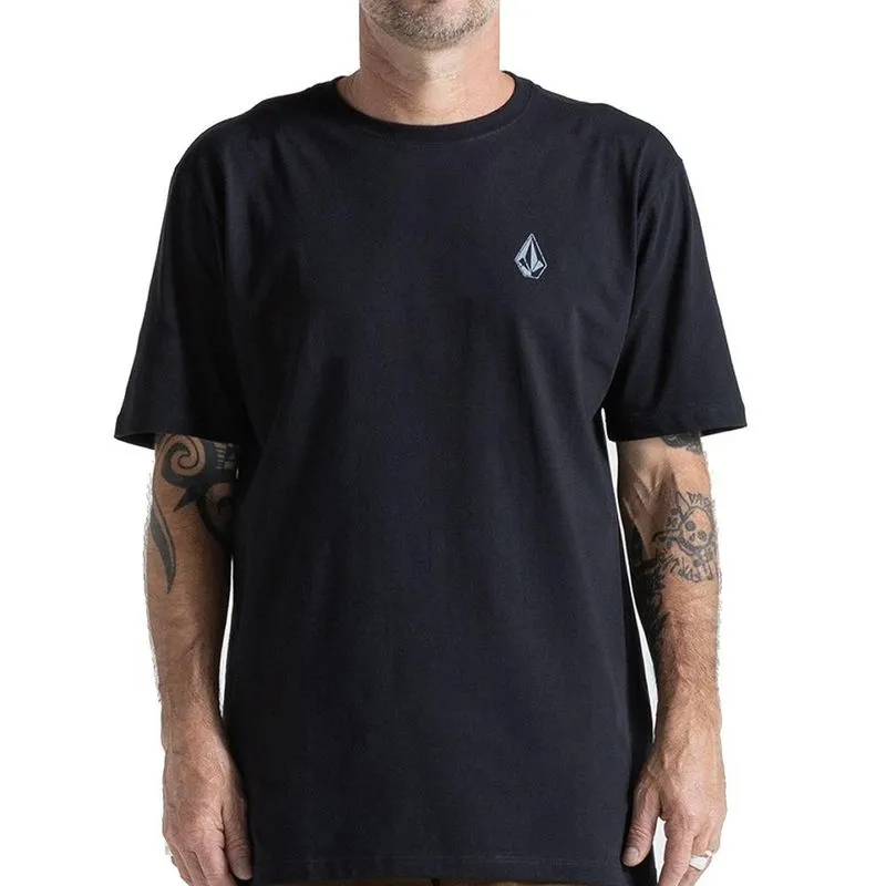 Camiseta Volcom Skidder Oversize SM27 Masculina Preto 3G / preto