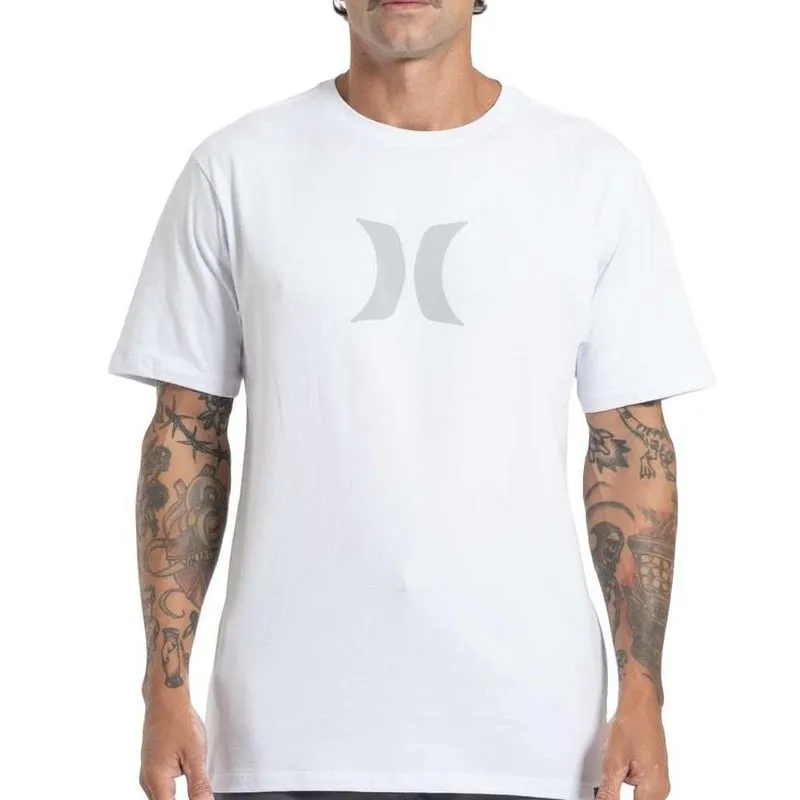Camiseta Hurley Icon Oversize SM27 Masculina Branco 3G / branco