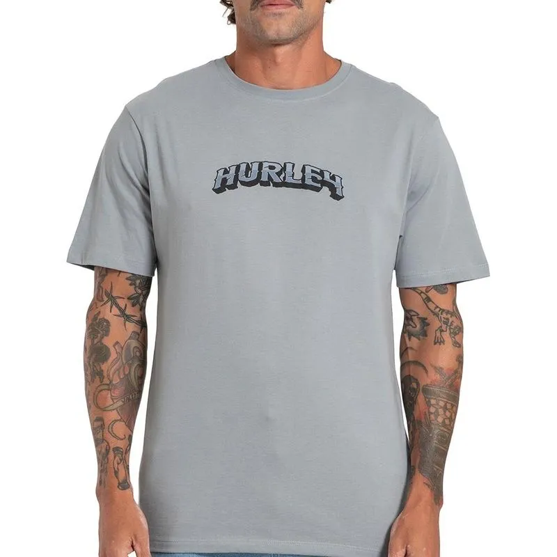 Camiseta Hurley Eagle Oversize SM27 Masculina Cinza 1G / cinza