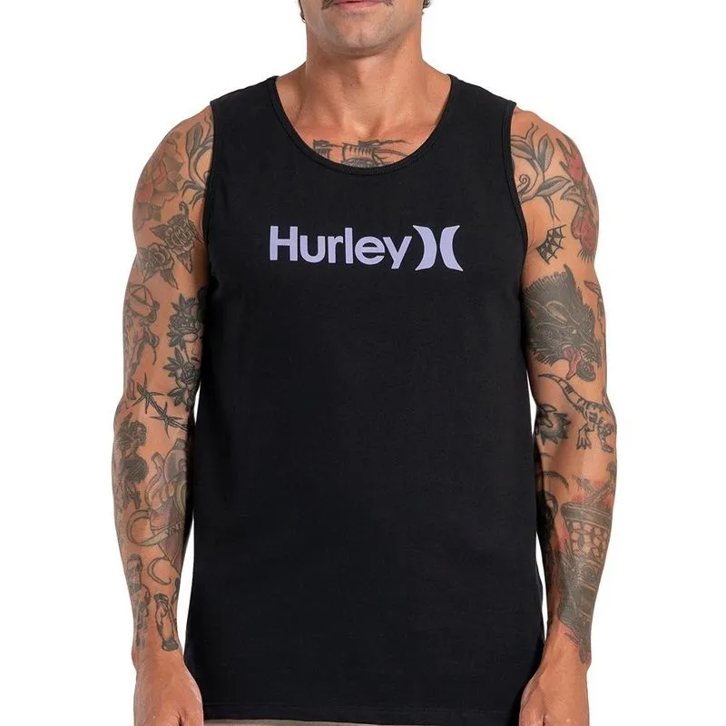 Regata Hurley O&O Solid Oversize SM27 Masculina Preto 3G / preto