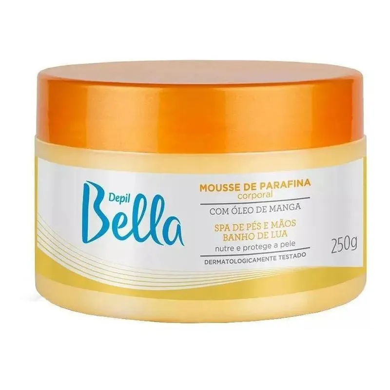 5x Depil Bella Mousse Hidratante De Parafina Manga 250g