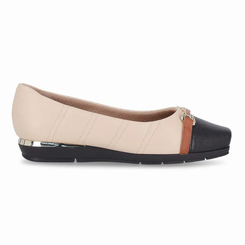 PICCADILLY MAXI - Sapatilha Fernanda Salto Baixo Brule e Preto 33