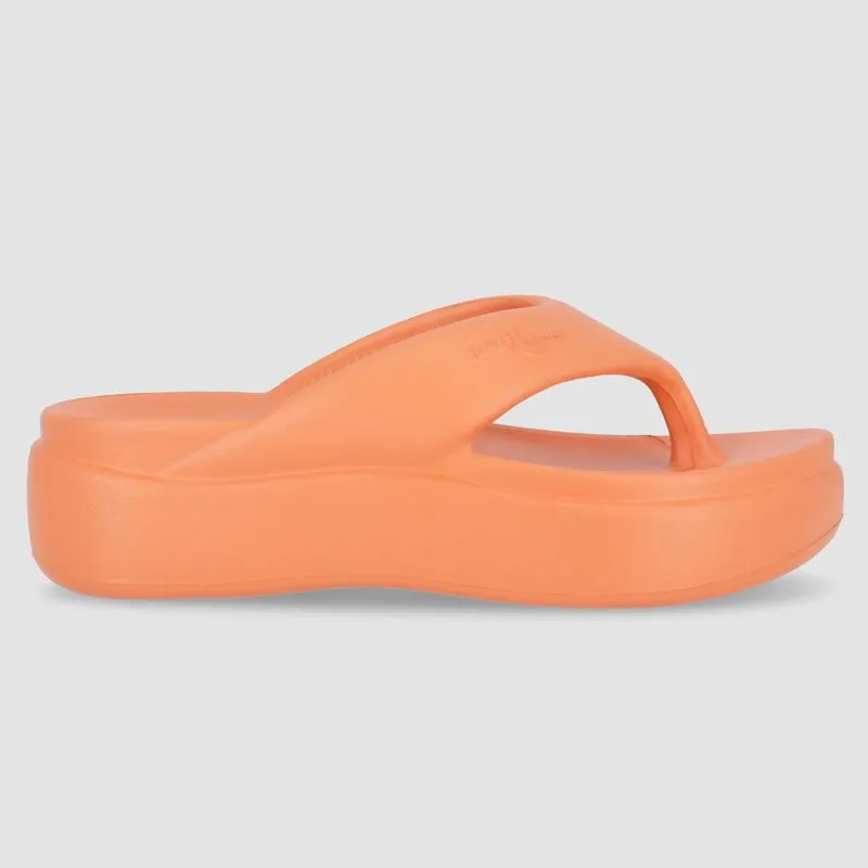 Chinelo Marshmallow Flatform Laranja 39