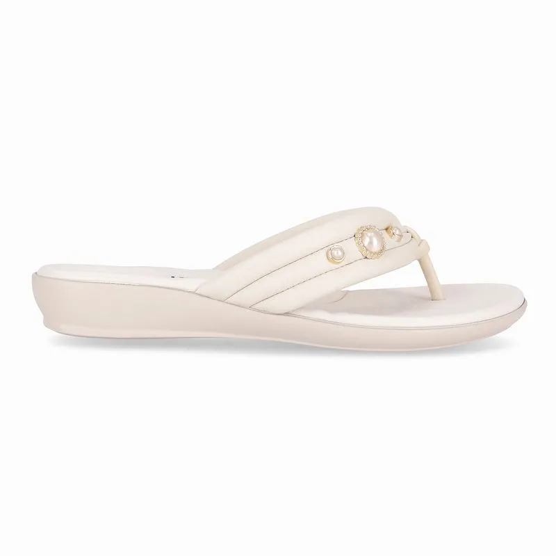 Chinelo Camila Rasteira Off White 34
