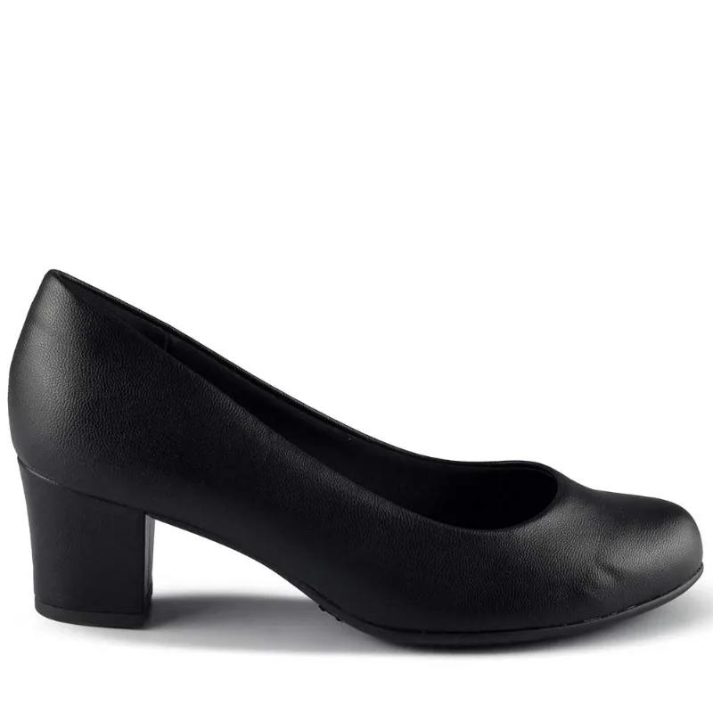 Sapato Piccadilly Feminino 110072 3312 NP PRETO/PRETO 37
