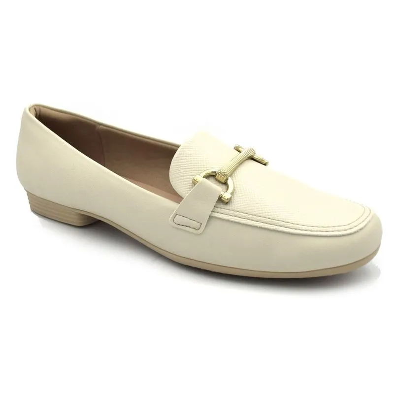Mocassim Feminino Piccadilly Off White 250266 38
