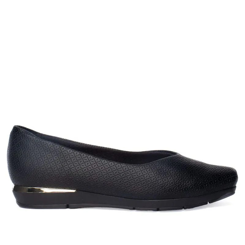 Sapato Feminino Piccadilly Napa Texturizado Preto - 38