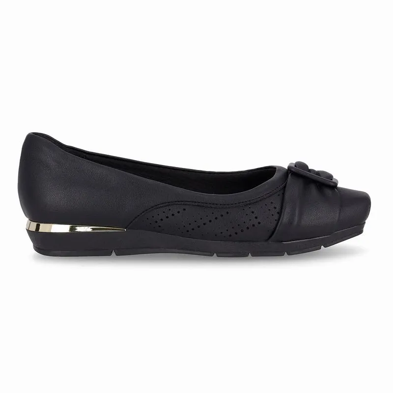 PICCADILLY MAXI - Sapatilha Fernanda Salto Baixo Preto 33