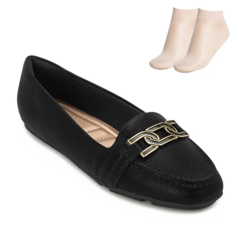 Sapatilha Piccadilly e Meia P PD25-12203 38 / Preto