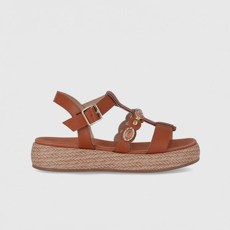 Sandalia Sol Ocre-Beige / 40 - PICCADILLY