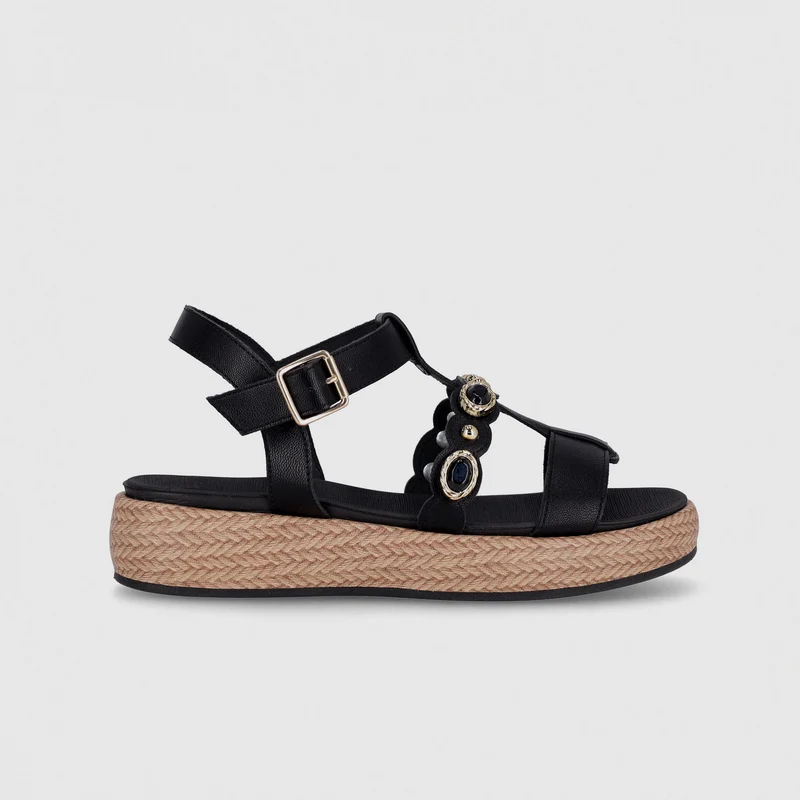 Sandalia Sol Negro-Negro / 41 - PICCADILLY