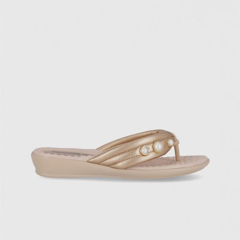 Ojota Camila Oro-Beige / 36
