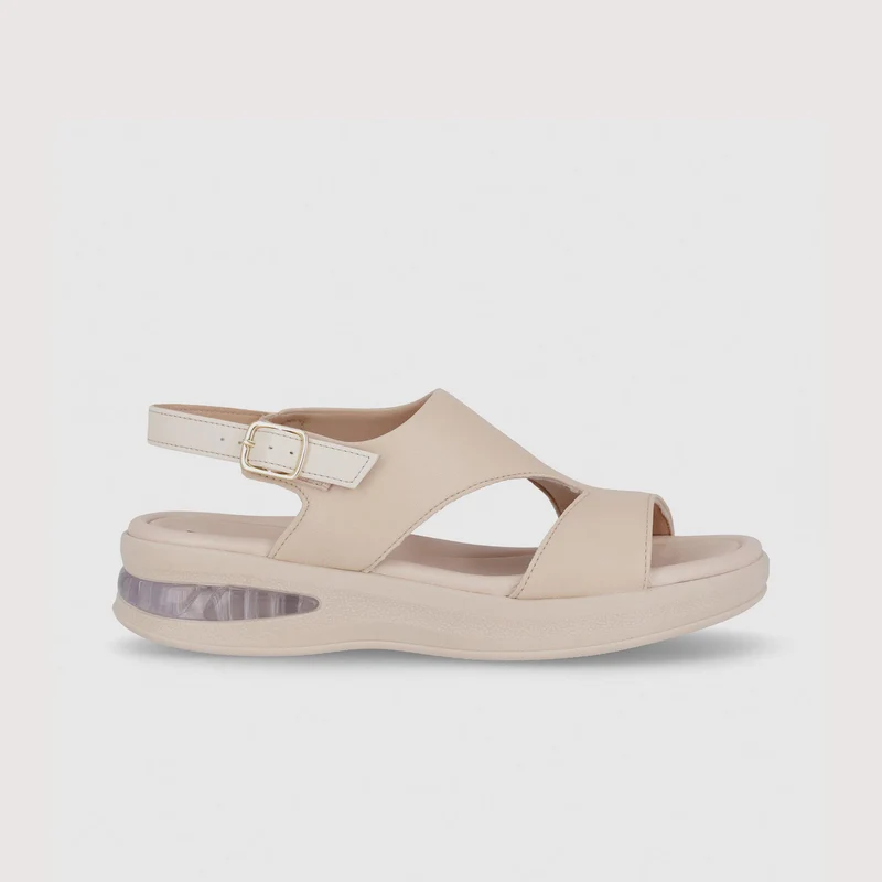 Sandalia Soft Step Beige-Blanco / 40
