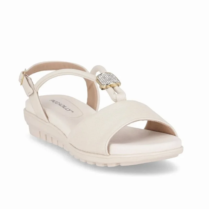 Sandália Fam Piccadilly Napa Stretch Soft 523008-7 38 / Bege