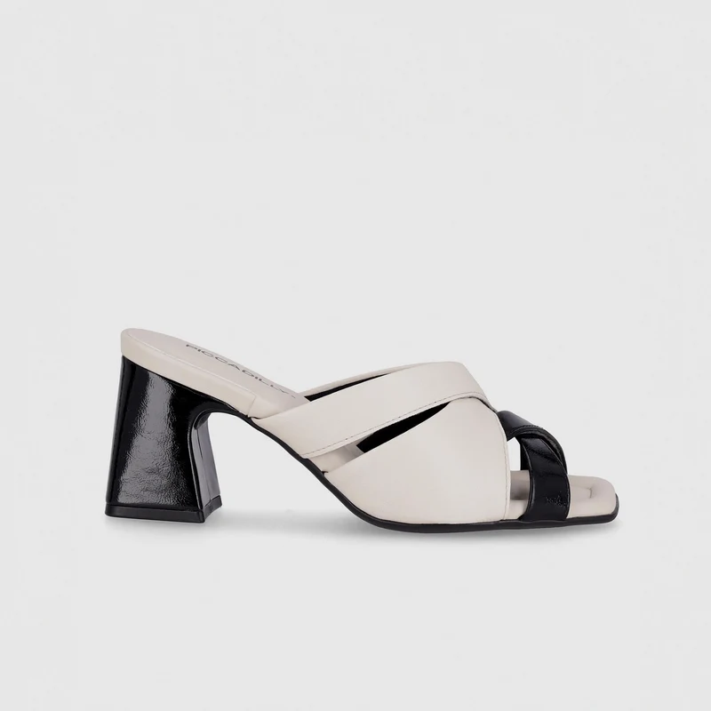Sueco Flavia Blanco-Negro / 37