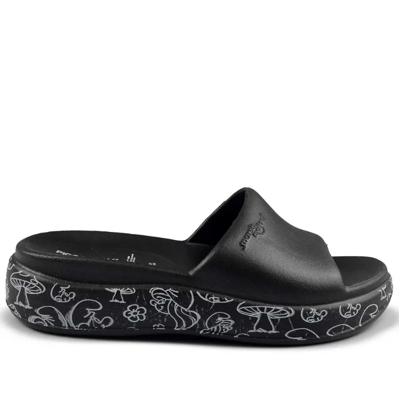 Tamanco Piccadilly Feminino Smurfs 21001 04 EVA PRETO 36