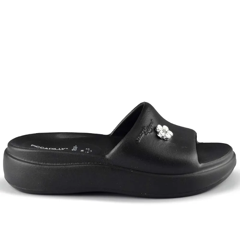 Tamanco Marshmallow Smurfs Feminino Piccadilly 221002 04 EVA PRETO 35
