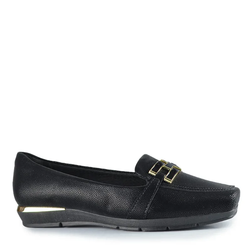 Sapatilha Piccadilly Feminina 147329 01 STRETCH PRETO 37