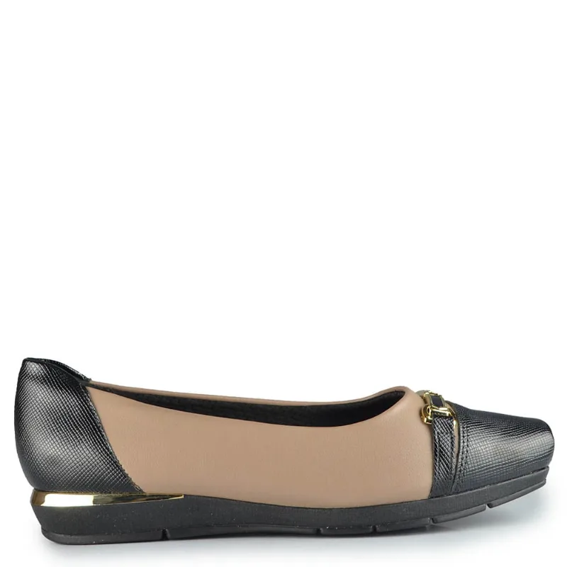 Sapatilha Piccadilly Feminina 147330 01 LINHO PTO/NP FEND 36 - PICCADILLY
