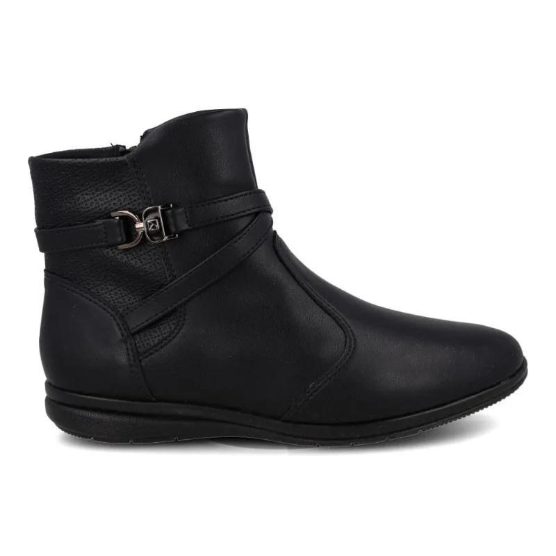 Bota Piccadilly Sandy Cano Baixo Preta 37