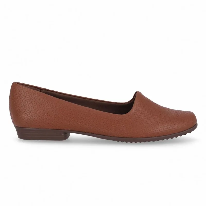 Sapatilha Fem Piccadilly Napa Pontilhado Marrom 250132-546 41 / Marrom