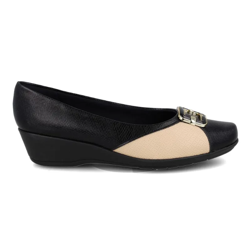 Sapato Piccadilly Ivone Anabela Preto 35 - PICCADILLY